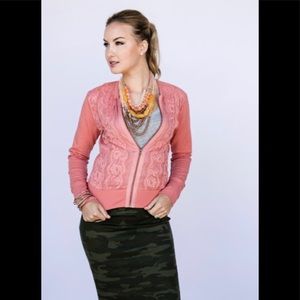 EVYS’S TREE OLIVIA SWEATER TERRA-COTTA XS